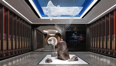 现代烟酒售卖店3D模型下载